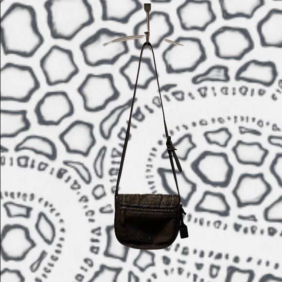 FRYE ANNA SADDLE HANDBAG DB222 CHARCOAL ITALIAN LEATHER $498 - Picture 2 of 16